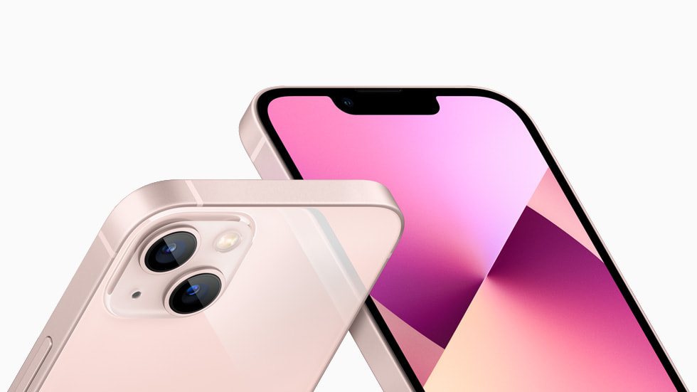 Imagem oficial ilustrativa da linha iPhone 13