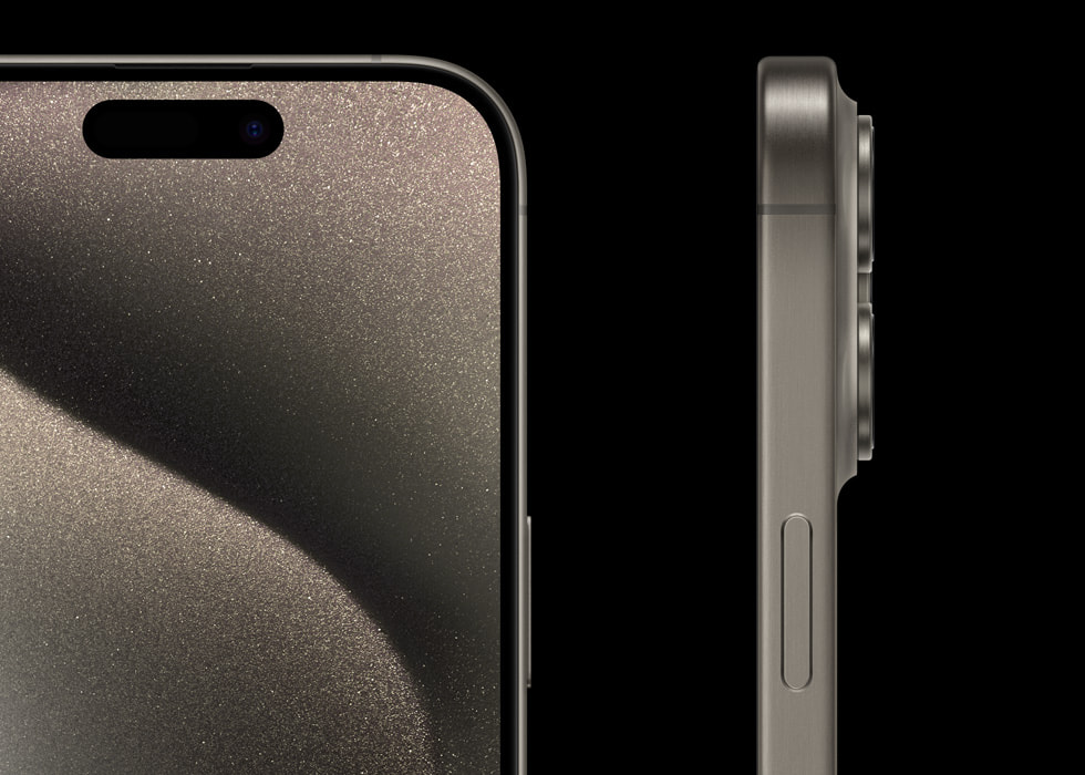 Imagem oficial ilustrativa da linha iPhone 15 Pro